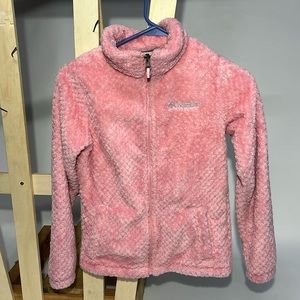 Girls Medium Columbia fleece jacket